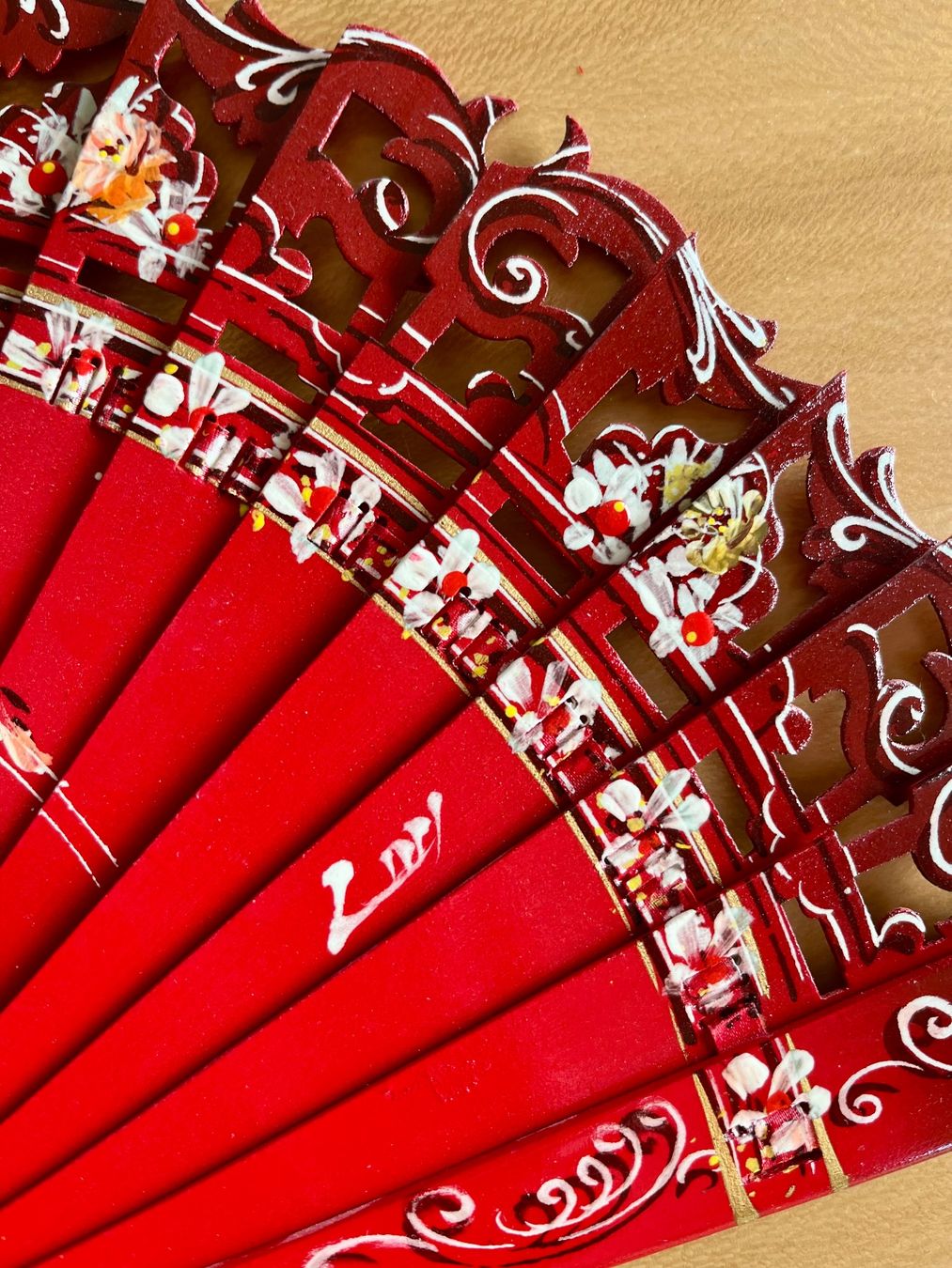 Alle Dekorationen: Spanischer Fächer, handbemalt, vintage – Gebraucht aus Rotkreuz von urs_8zbx 2