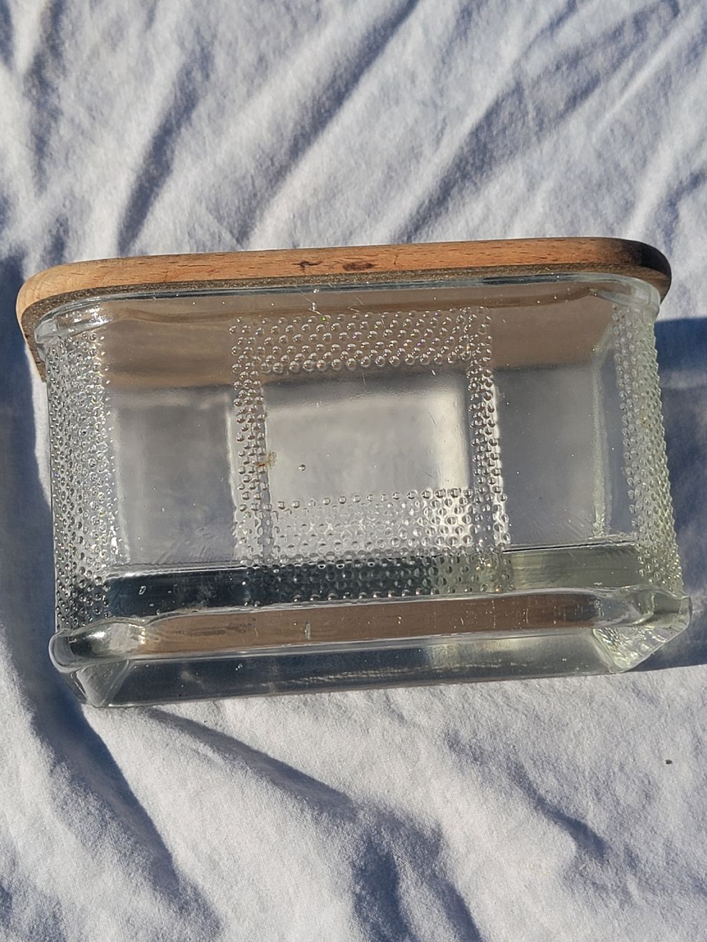 Gläser: Glasbehälter mit Deckel, Salzmeste – Gebraucht aus Sils im Domleschg von platin01 2
