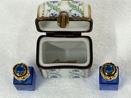 Schatulle Limoges Parfüm Miniatur Schatulle