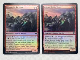 2x Keldon Strike Team Foil
