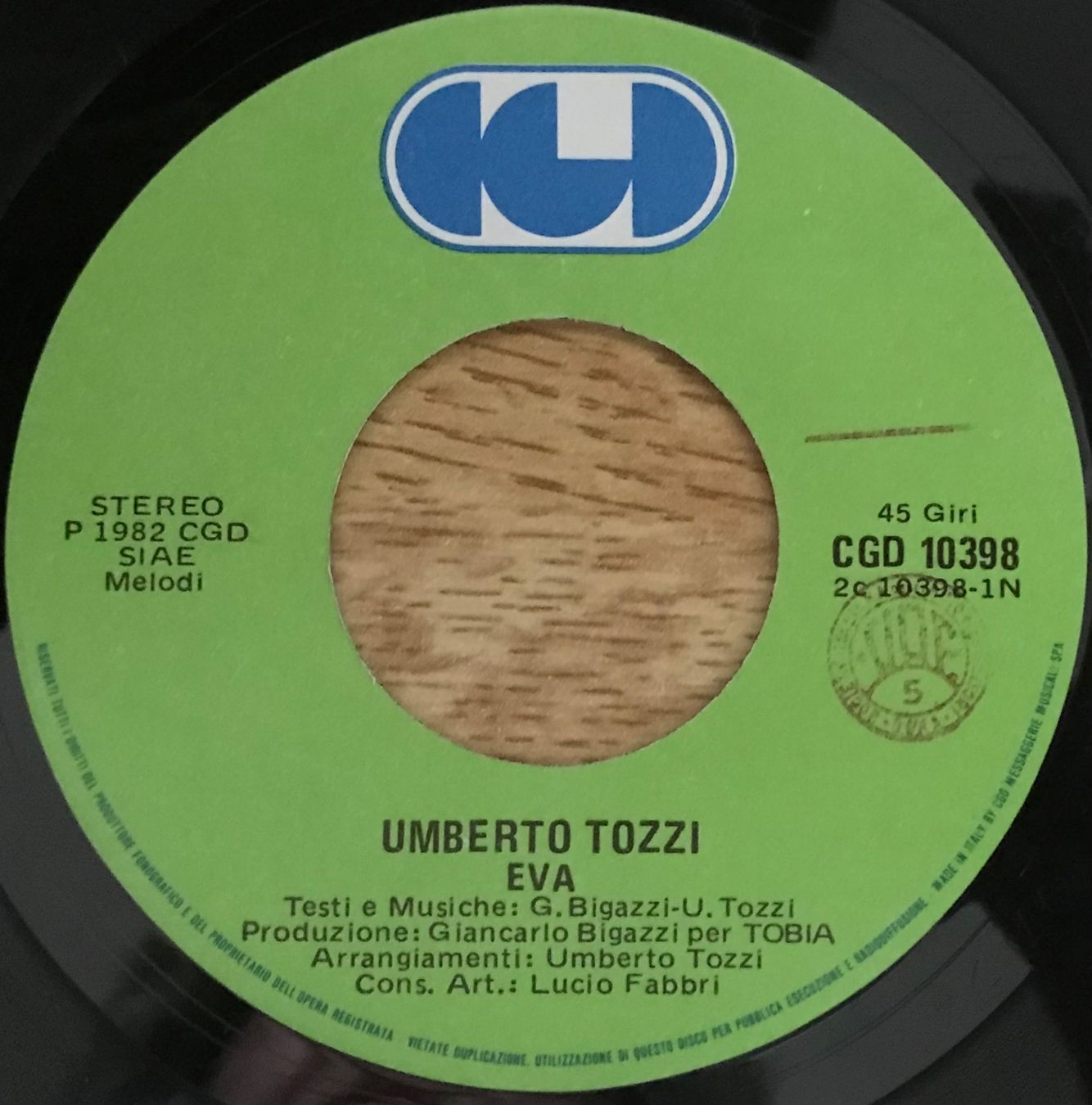 Schallplatten: UMBERTO TOZZI - EVA – Gebraucht aus Bussigny von vinyl-pas-cher 2