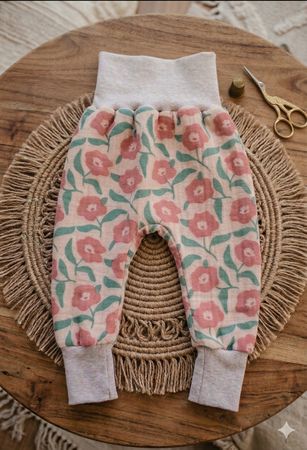 Sommerliche Musselinhose