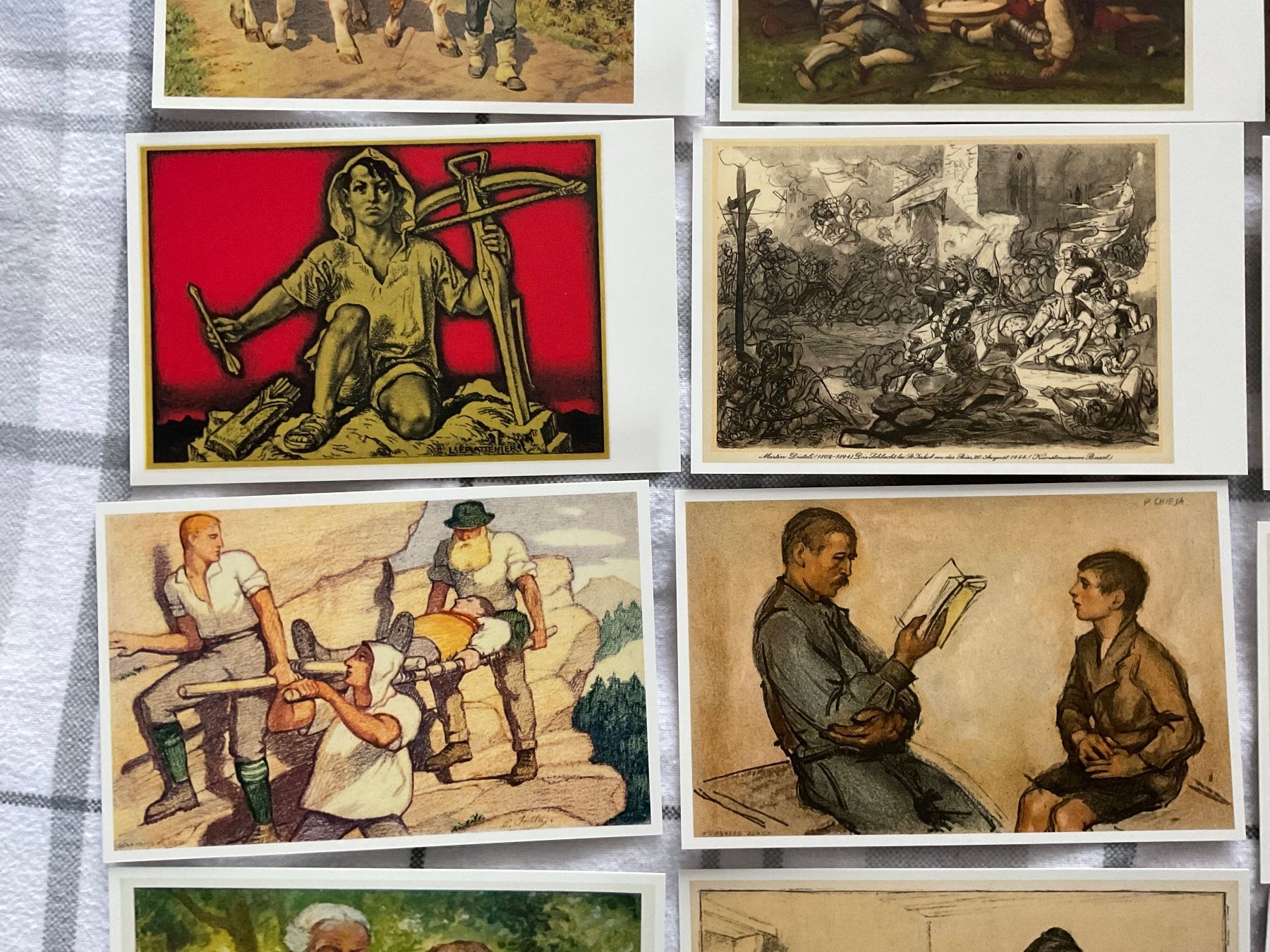 Cartoline postali: 20 AK Bundesfeier Postkarten, Reprints – Usato da Zürich venduto da tol_b7c7 3