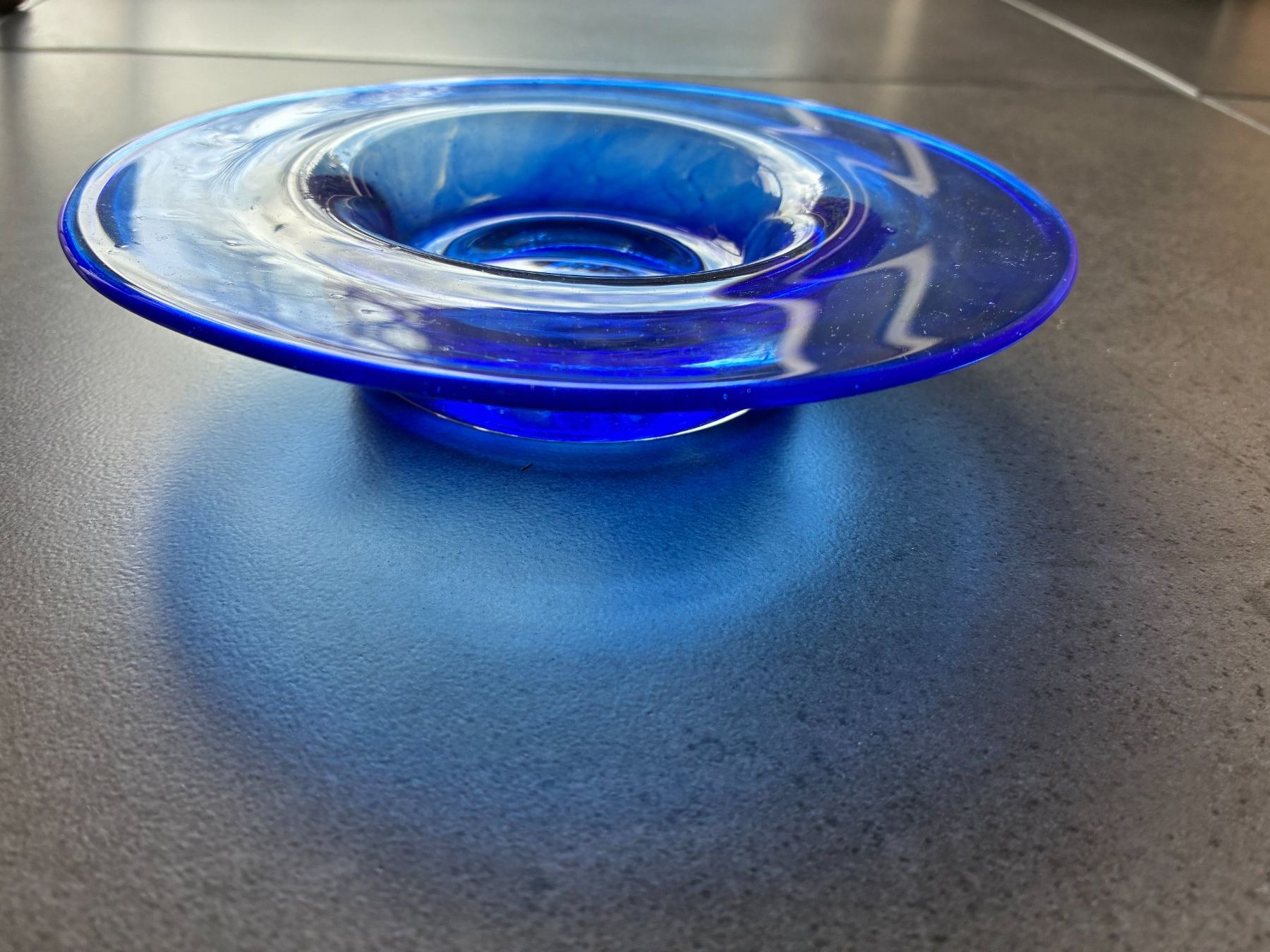 Murano Ciotole: Blaue Murano Schale – Usato da Savigny venduto da hallofave 3
