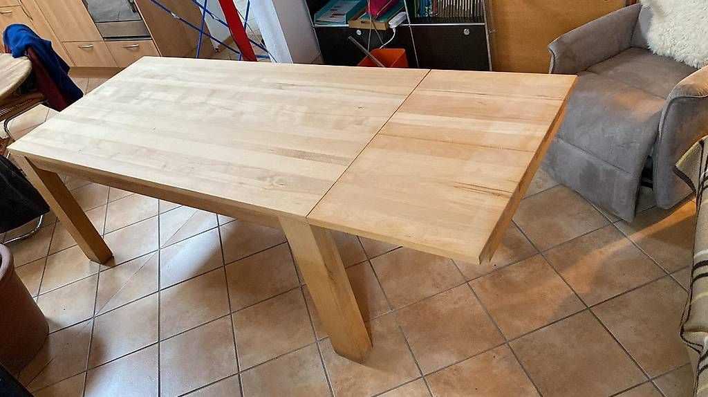 Tavoli: Table en Hêtre massif avec rallonge – Usato da Ballens venduto da jcd_l6pr 4