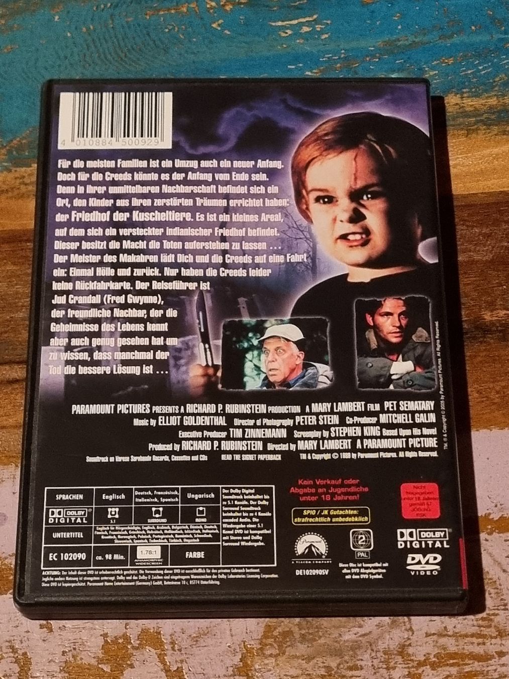 Tutti i DVDs: Stephen King's Friedhof der Kuscheltiere, DVD Horror – Usato da Winterthur venduto da Belzarek 1