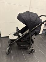 Kinderwagen Hauck schwarz mit Reer Sonnenschirm