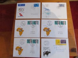 1Lot(6Stck) FLUGPOST ab 1969