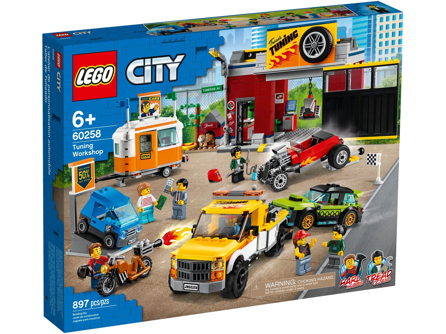 Lego Kit di costruzioni: 60258 Tuning-Werkstatt – Nuovo e nell'imballaggio originale da St. Gallen venduto da brickli