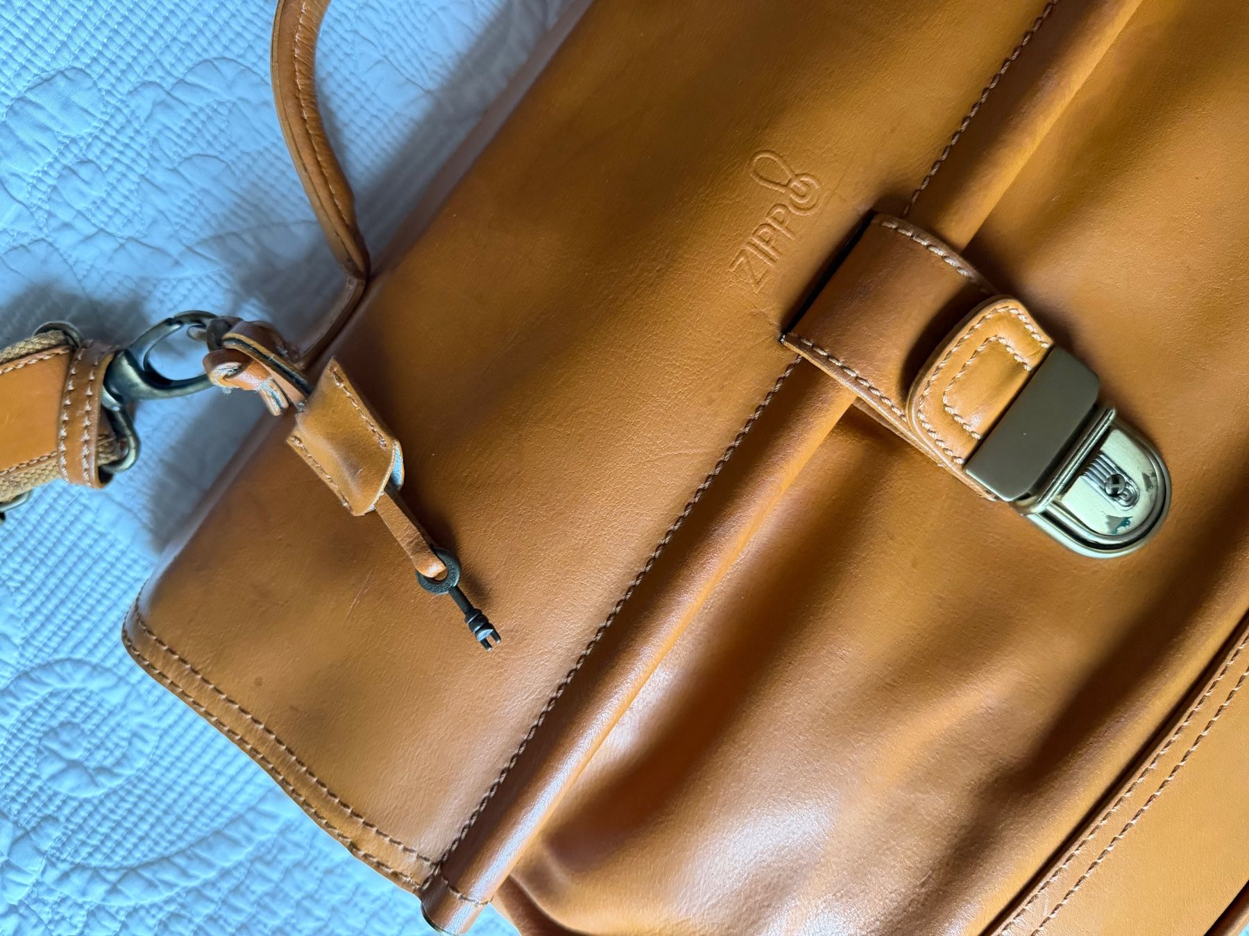 Valigie & Borse: Zipp Ledertasche / Aktentasche - Leder – Usato da Brütten venduto da Rod816 2