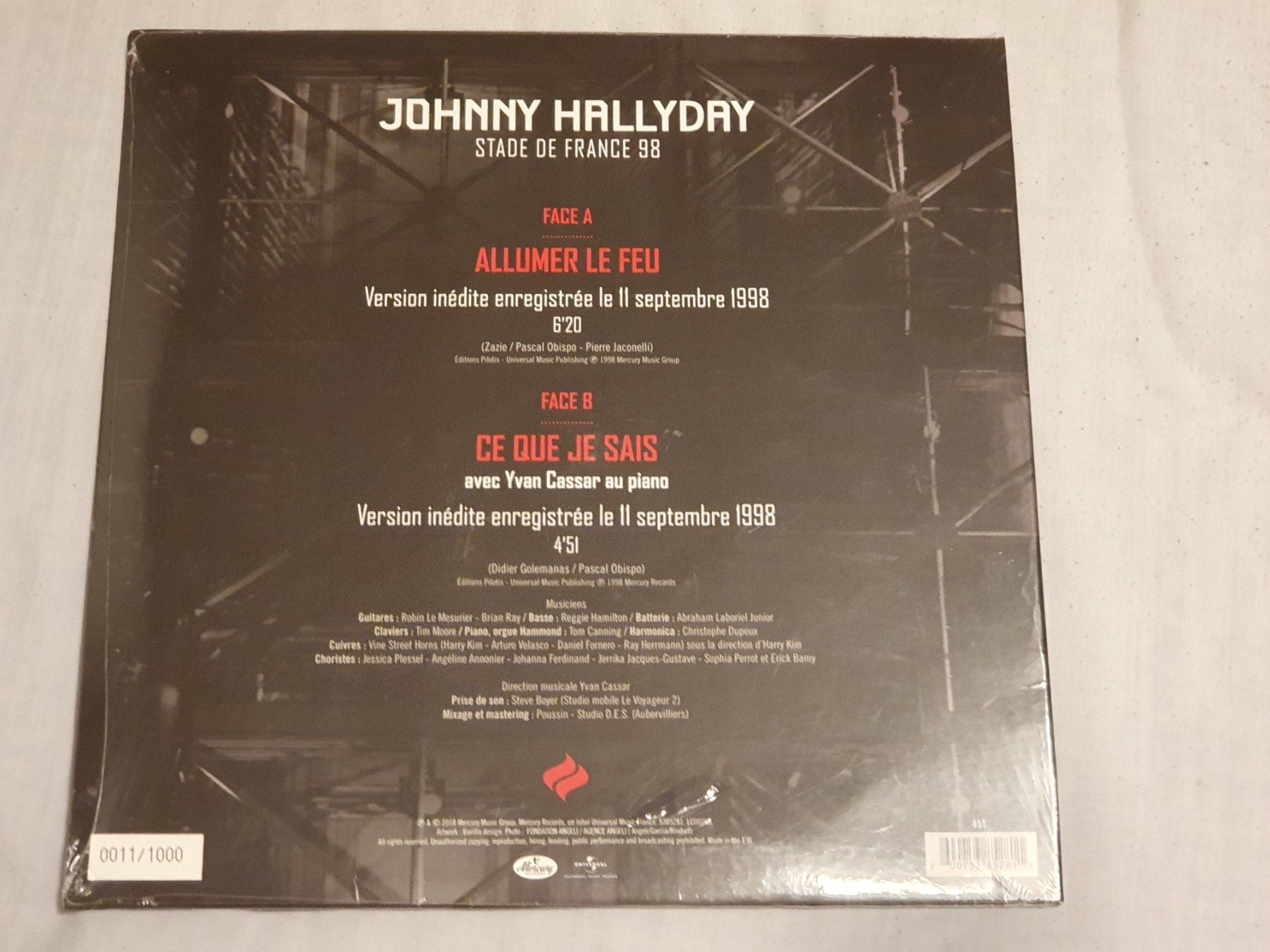 Dischi in vinile: Johnny Hallyday vinyle 45 T format 25 Cm allumer le feu – Nuovo e nell'imballaggio originale da Belmont-Lausanne venduto da MikeC 1