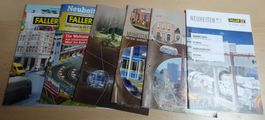 6Faller Neuheitenkatloge, 2005, 2006, 2007, 2009, 2010, 2022
