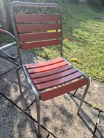 Vintage Bigla Gartenstuhl Rot – Schweizer Designklassiker 