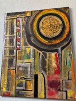 Abstraktes Acrylbild "Zeitgeist" Unikat signiert
