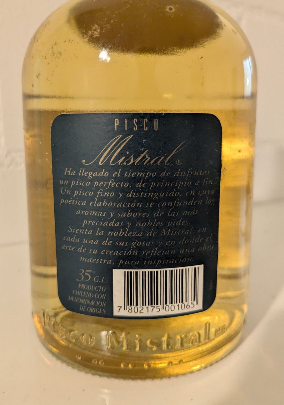 Spirituosen: Pisco Mistral Especial – Neu (gemäss Beschreibung) aus Giffers von agu25 1