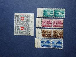 1952 Pro Patria im paar mit ET-BERN Voll