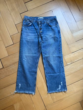 ZARA - Straight Jeans blau 40