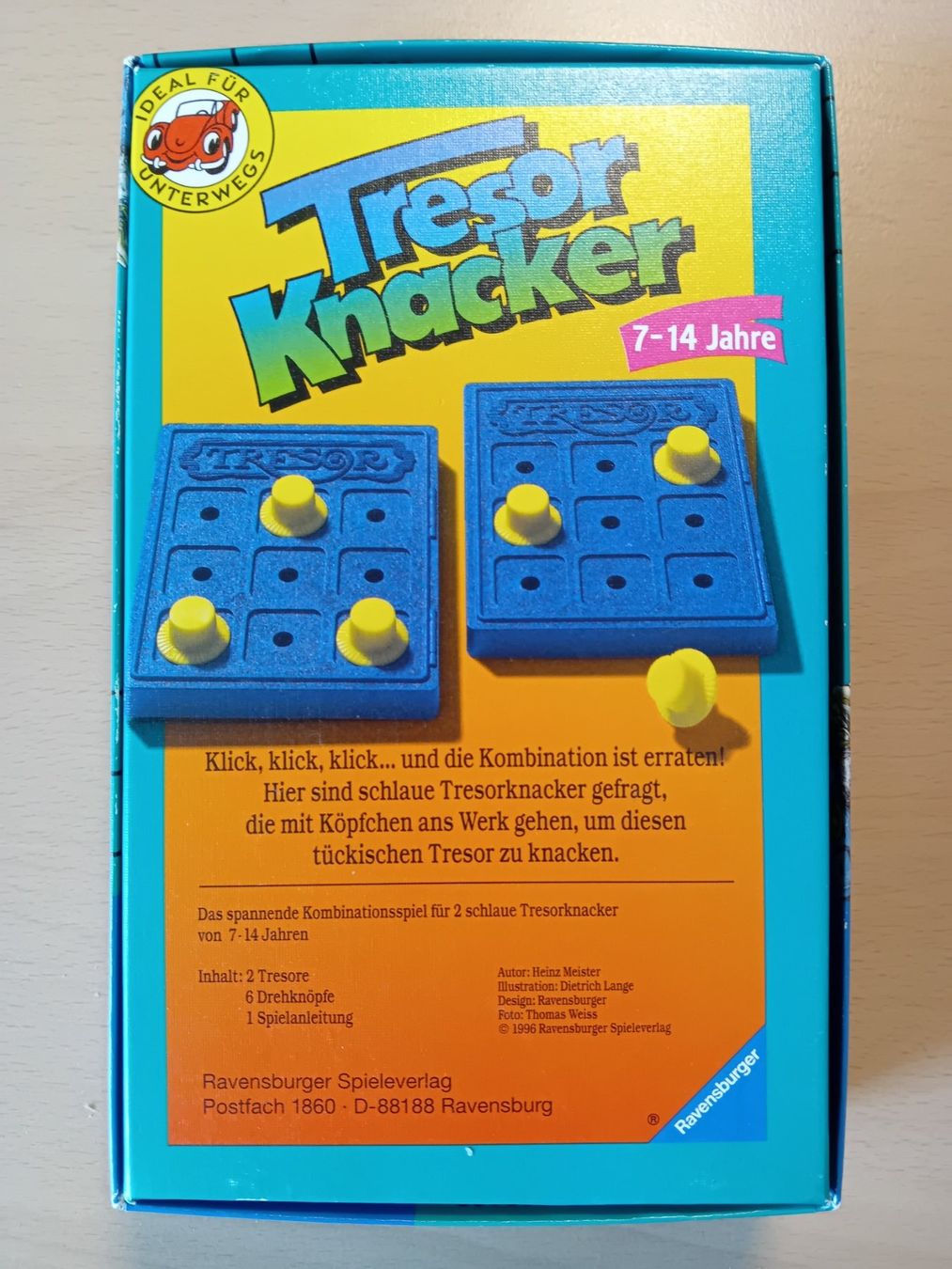 Ravensburger Jeux: Tresor Knacker - Wer knackt den Geheimcode? – D'occasion à Schindellegi par nin_7njd 1