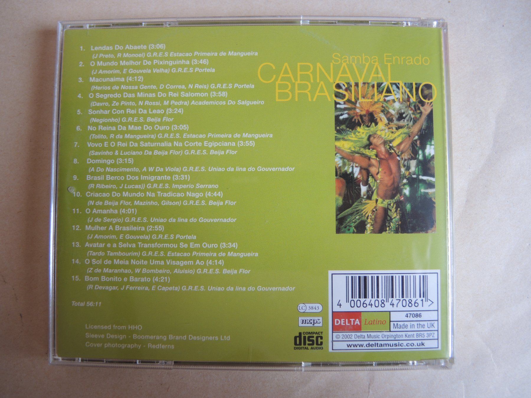 CD: Samba Enrado - Carnaval Brasiliano CD Brazil – Usato da Rorschach venduto da maeck8 2