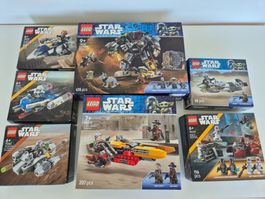 7 Lego Star Wars Set ab 1 CHF ohne Figuren