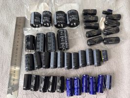LOT Elektrolyt Kondensatoren gross 16-100v *NEU* Verstärker