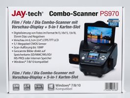 JAY-tech PS970 Film Dia Scanner 10MP Negativ Fotoscanner Com