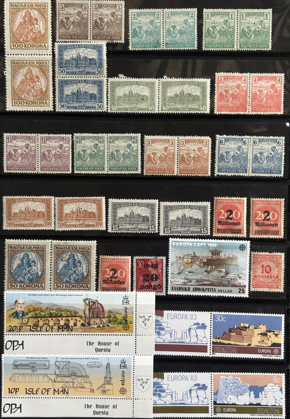 Alle Briefmarken: LOT BRIEFMARKEN INTERNATIONAL – Gebraucht aus Ostermundigen von Wyatt-Earp 1