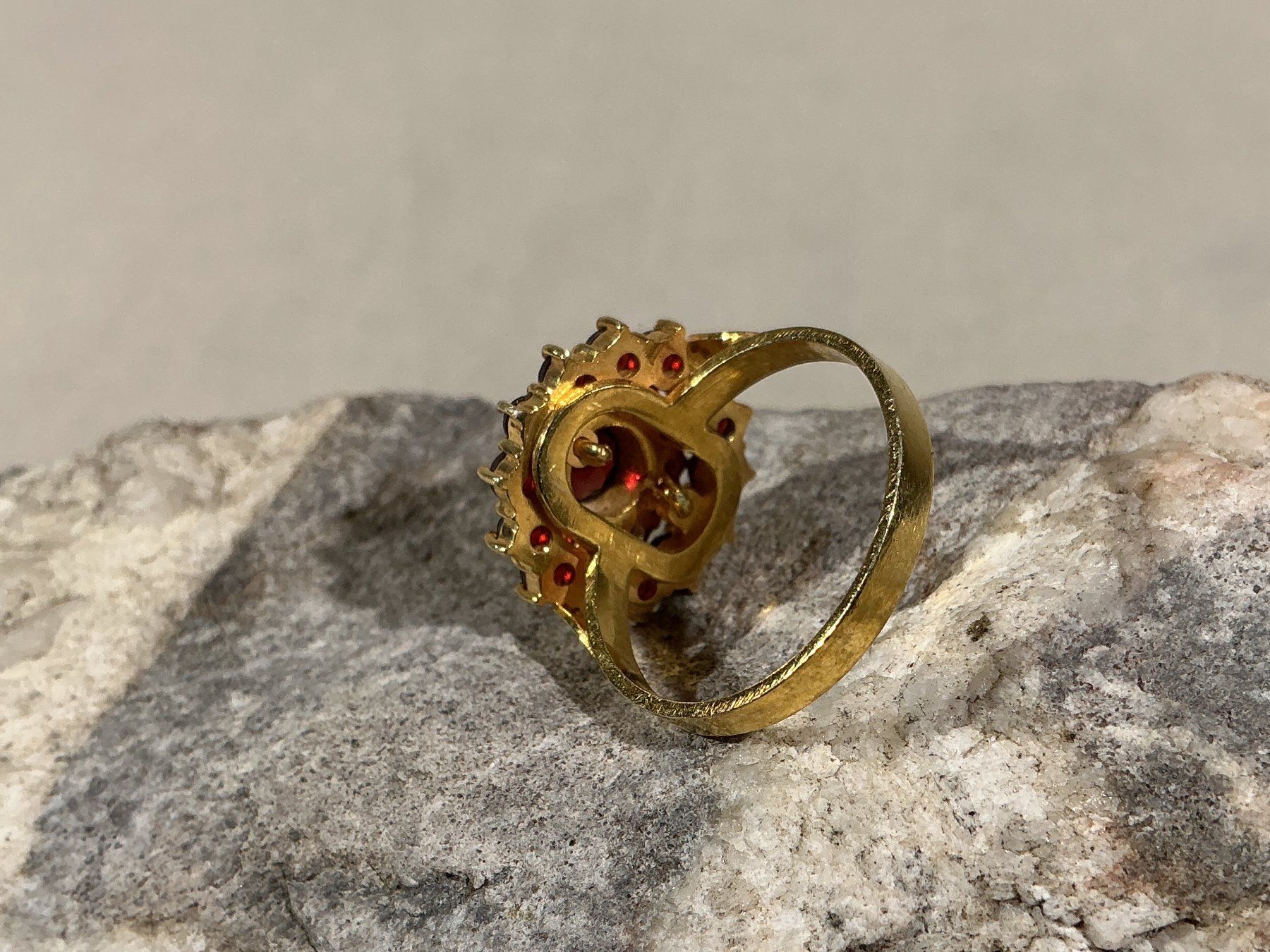 Anelli: BÖHMISCHER GRANATSCHMUCK Ring Gr. 56 – Nuovo (secondo la descrizione) da Richterswil venduto da Restwert_Richterswil 8