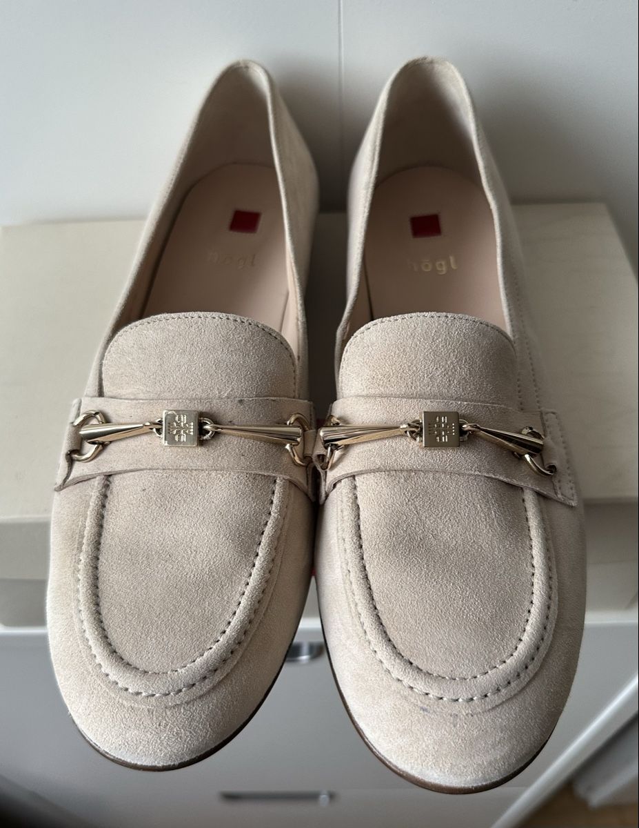 Scarpe da donna: Högl Slipper Samt-Leder gr. 37 NEU – Nuovo e nell'imballaggio originale da Wetzikon ZH venduto da brandshop