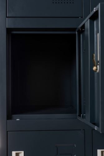 Armadi & Scaffali: Aktenschrank BUDAPEST Spind dunkelgrau – Nuovo e nell'imballaggio originale da Herbertingen venduto da jet-line-e-trade 8
