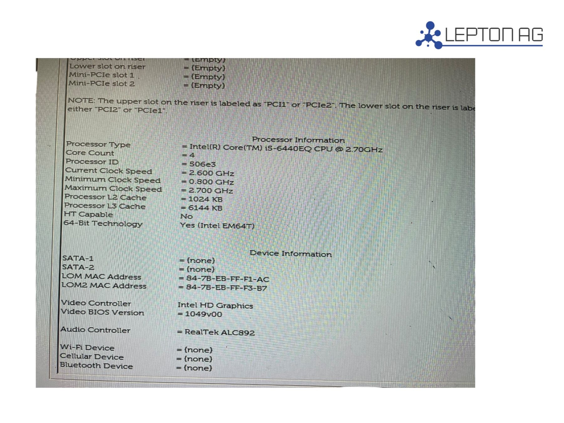 Dell PC: Dell Embedded Box PC 5000 i5/8GB – Usato da Niederdorf venduto da LeptonAG 4
