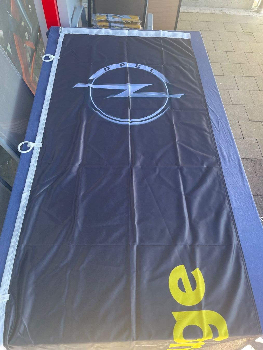 Bandiere: OPEL Fahne  -  Original – Nuovo (secondo la descrizione) da Menziken venduto da Hotdevil1