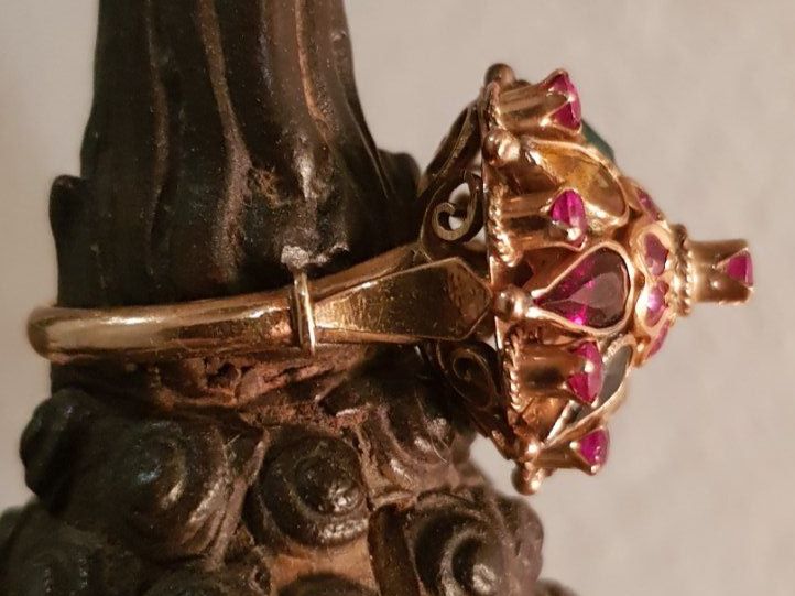 Anelli: Bague "Princesse" Thailandaise or jaune 14k; T.54 – Usato da Marly venduto da Barbarajane 5
