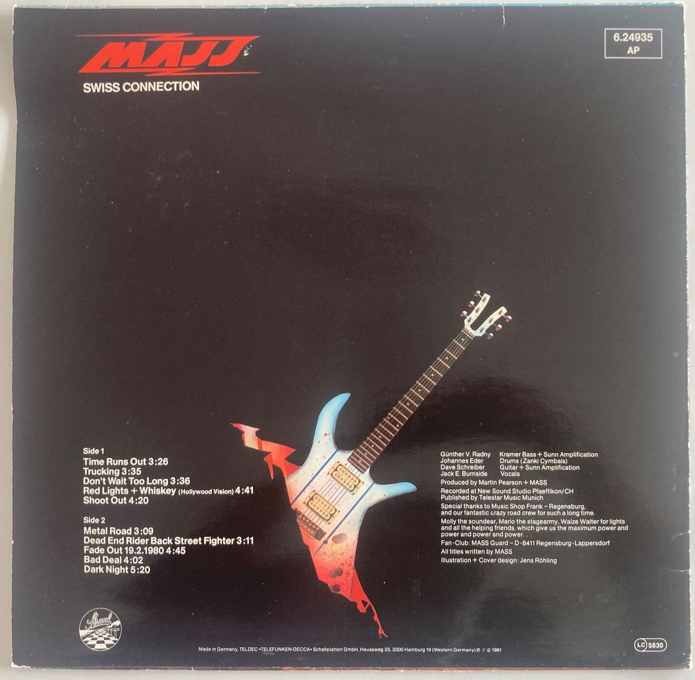 Dischi in vinile: MASS - SWISS CONNECTION – Usato da Poliez-Pittet venduto da Newtown-Records 1