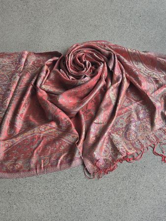 Pashmina Seidenschal (100% Seide) 55 cm x 200 cm