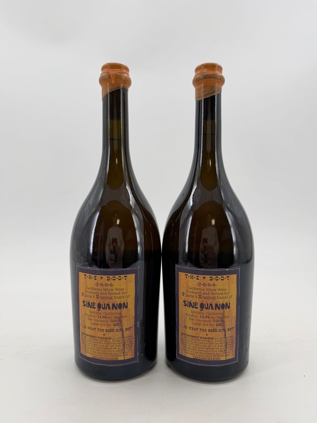 Vino: Sine Qua Non, The Boot 2000 - 2 Flaschen - 98/100 – Usato da Steinhausen venduto da jon_dc7h 2