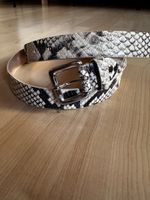 Ceinture NAVYBOOT en cuir véritable effet python – taille 85