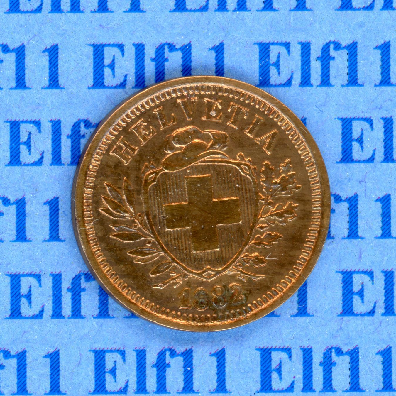 Tutti le monete: CHF___0.01 1882 vz+ 1 Rappen – Usato da Widnau venduto da Elf11