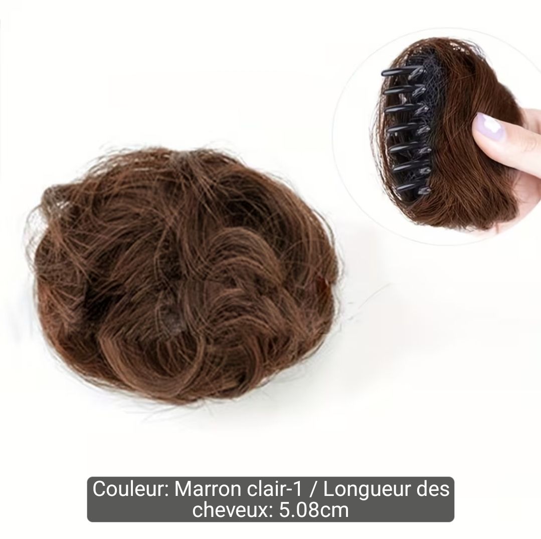 Accessori per capelli: Pince à cheveux - chignon.  Brun – Nuovo e nell'imballaggio originale da Rolle venduto da Loutre84 1
