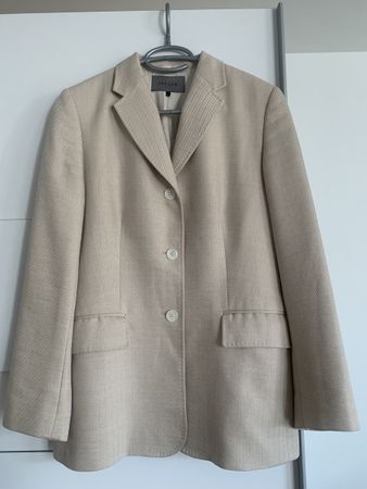 Jaeger beige wolle/seide sakko blazer