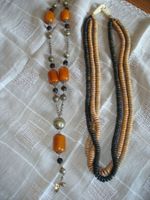 MODESCHMUCK HALSKETTEN mit Naturmaterialien/Statement!