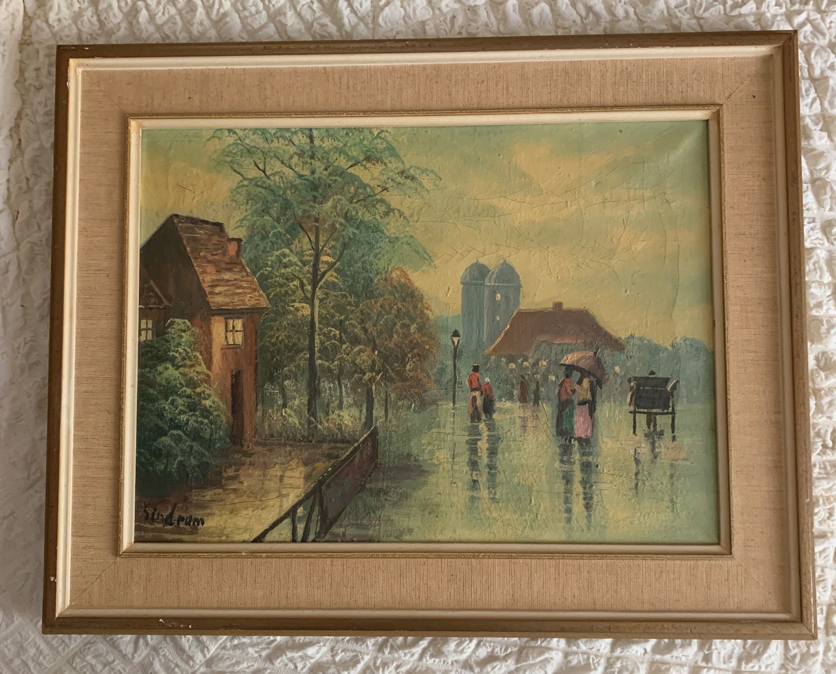 Dipinti: Ölbild Gemälde / Boulevard - signiert – Usato da Biel/Bienne venduto da Katja01112
