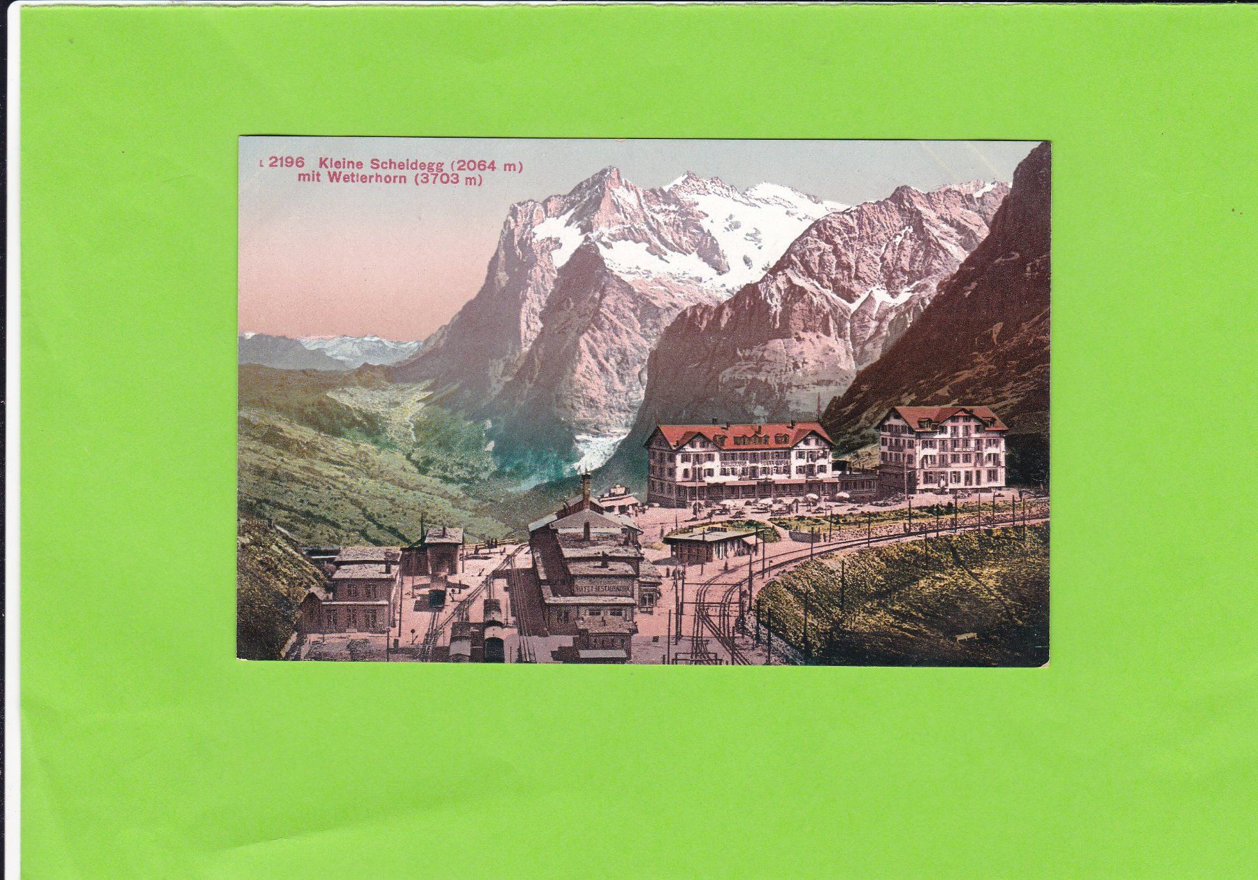 Cartoline postali: Kleine Scheidegg – Usato da St. Peterzell venduto da neckertal