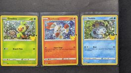 Gen 8 Starters 🇺🇸 25th Anniversary McDonald's Holo Pokémon