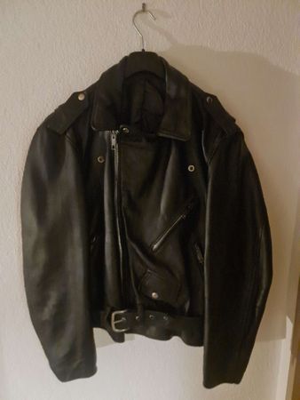 Coole Vintage Lederjacke, Grösse L, Top Zustand!