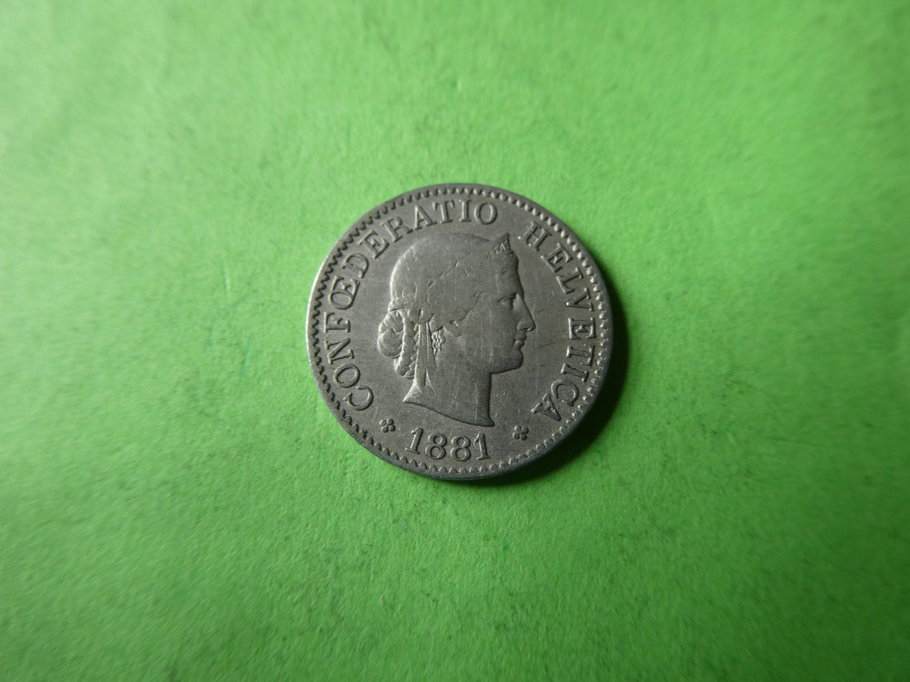 Tutti le monete: Schweiz 1881, 5 Rappen – Usato da Hinterforst venduto da Rohusri