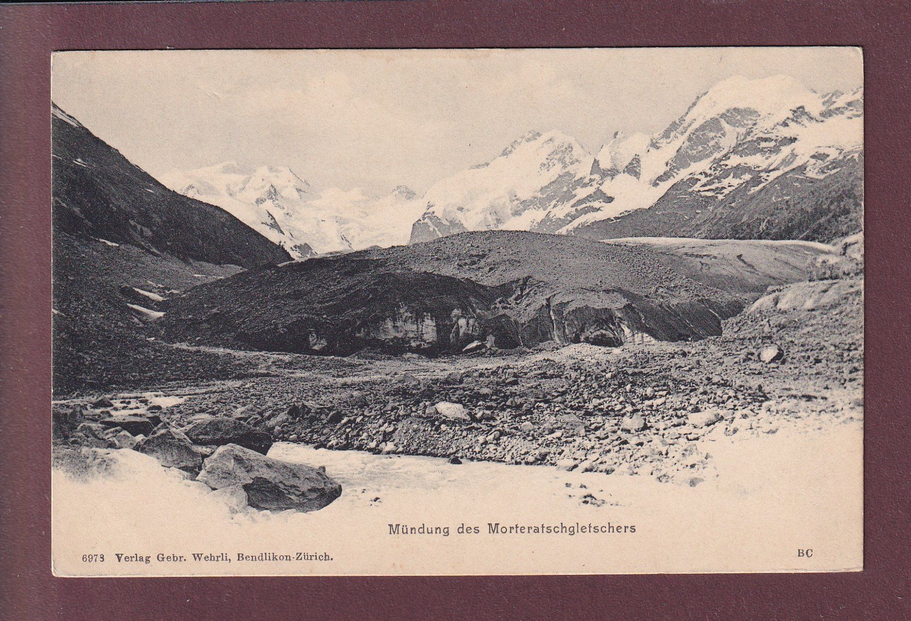 Cartes postales: MORTERATSCHGLETSCHER - Mündung – D'occasion à Pully par nicecards