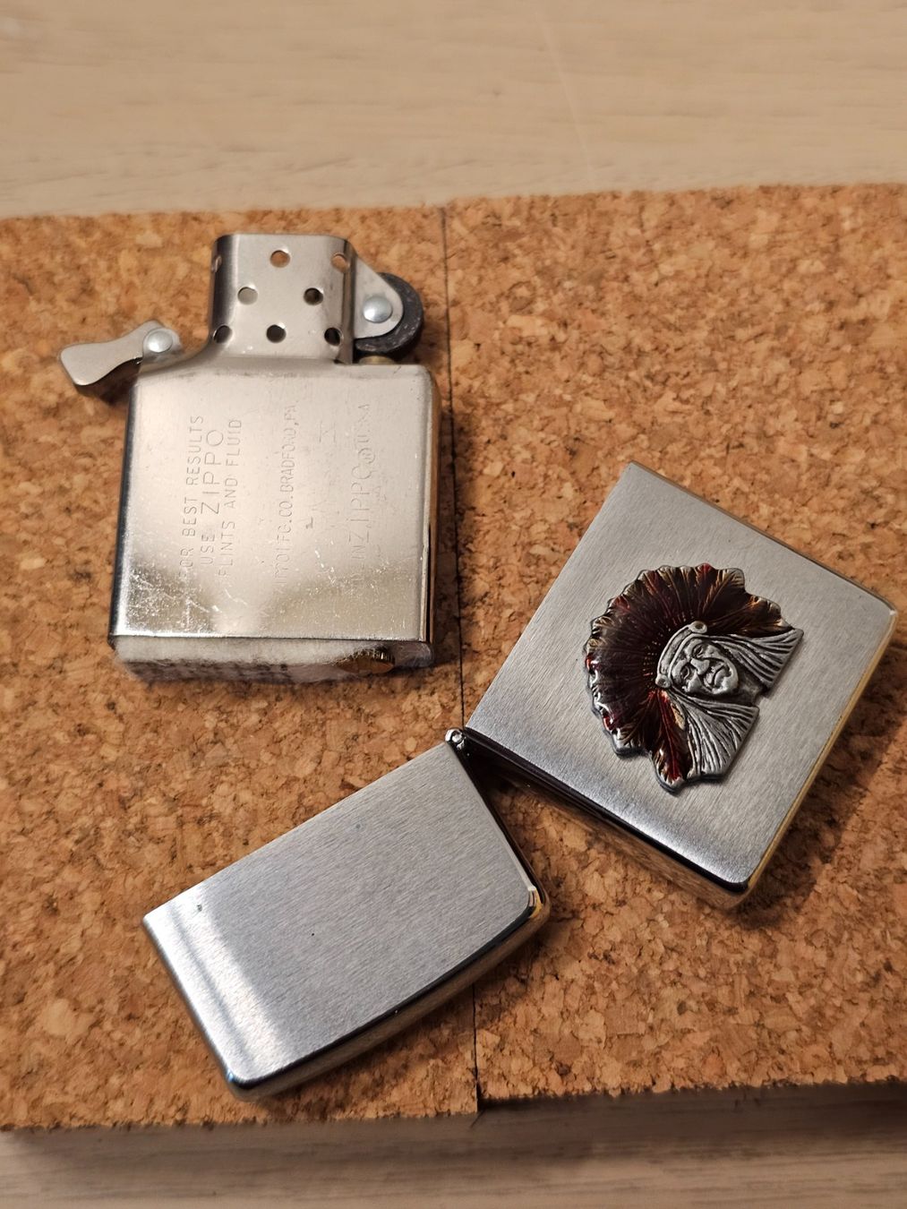 Zippo Feuerzeuge: Zippo Chef Indien Vintage 1995 Relief – Gebraucht aus Genève von Djoff 3