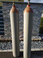 2 Druckluftflaschen 200 Bar Stahlflaschen gebraucht