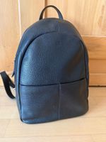 Navyboot Leder Rucksack schwarz - genarbtes Leder